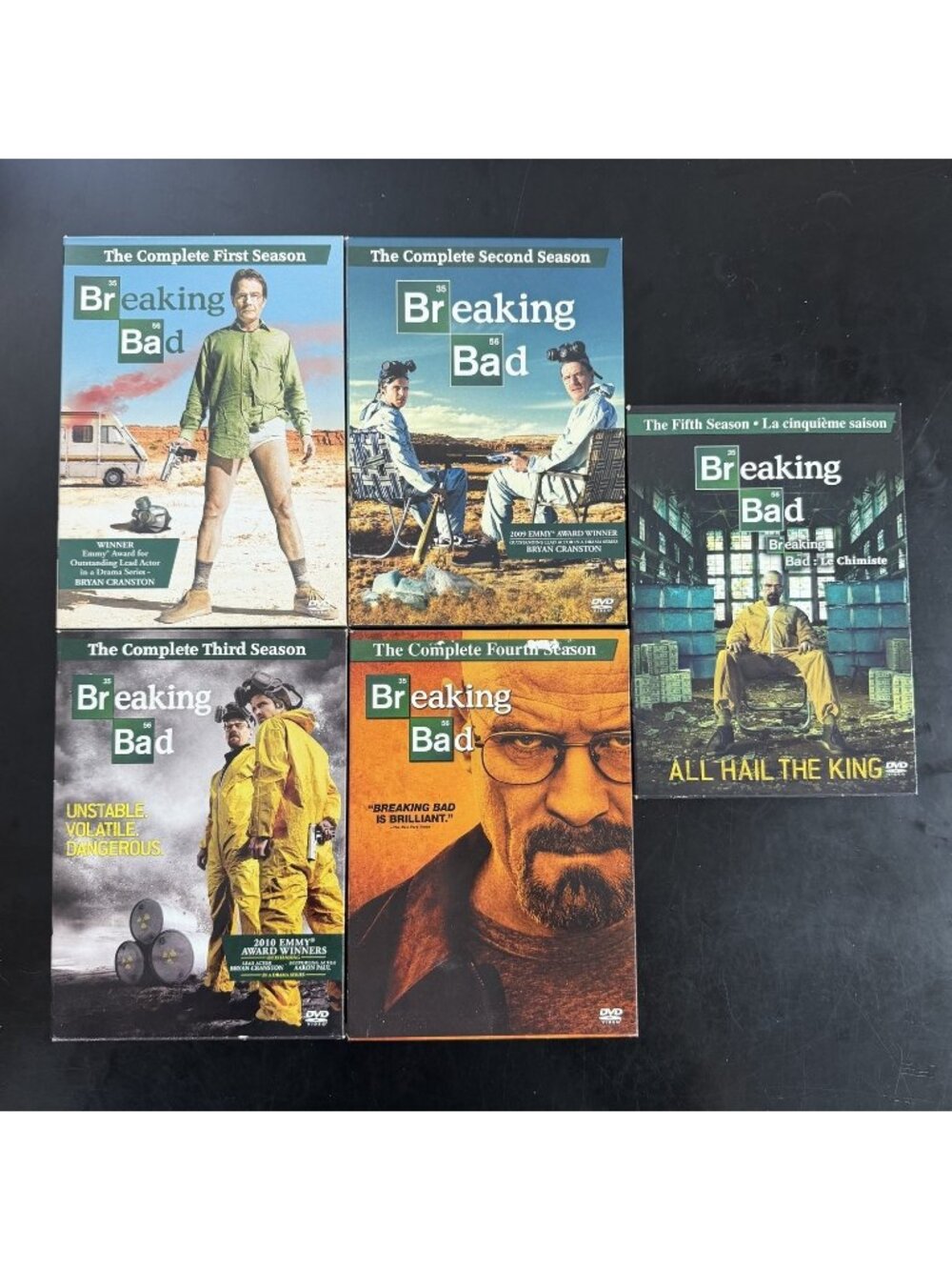 Breaking Bad DVD Lot Seasons 1 2 3 4 5 (Part 1) AMC Bryan Cranston